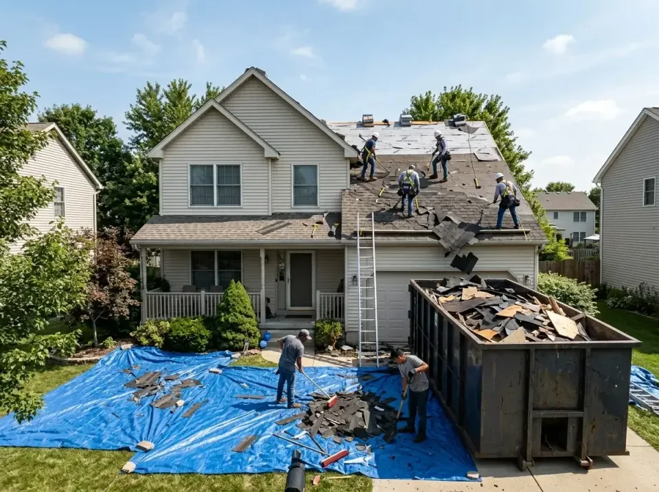 roof-replacement-debris-remova-004 — frequently asked questions, Cheapest Dumpster Rentals in Baker, LA